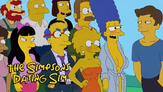 The Simpsons Dating Sim cover